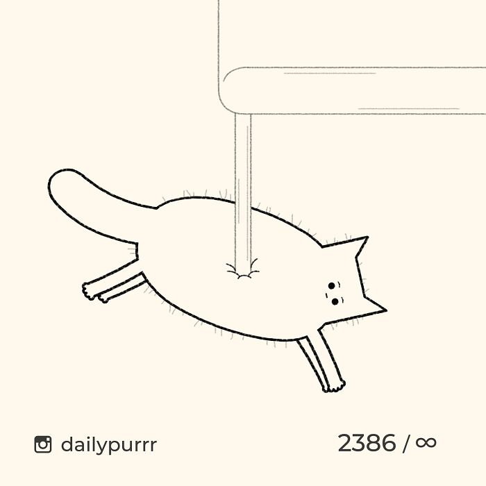 50 Times ‘Stupid Cat Drawings’ Made Everyone Laugh With How Accurate They Were