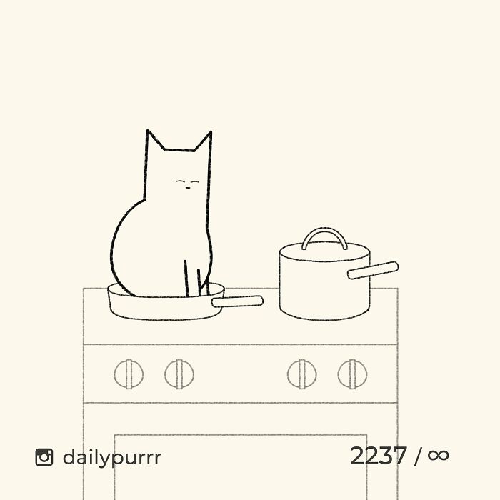 50 Times ‘Stupid Cat Drawings’ Made Everyone Laugh With How Accurate They Were