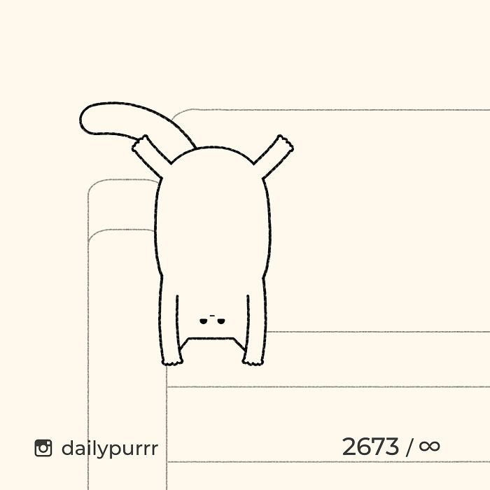 50 Times ‘Stupid Cat Drawings’ Made Everyone Laugh With How Accurate They Were
