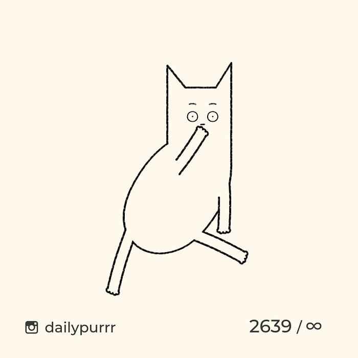 50 Times ‘Stupid Cat Drawings’ Made Everyone Laugh With How Accurate They Were