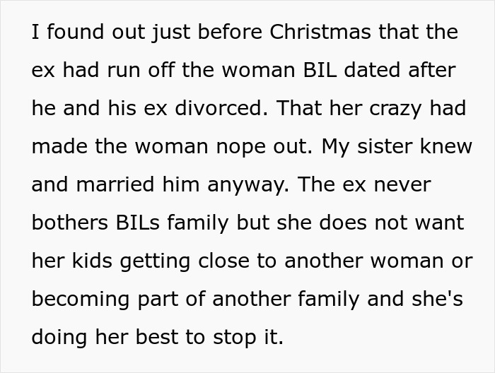 Man Saw BIL’s Ex Ruin Too Many Family Events, Make Sure She Doesn’t Do That On His Wedding