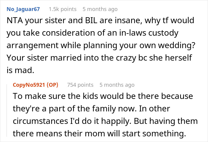 Man Saw BIL’s Ex Ruin Too Many Family Events, Make Sure She Doesn’t Do That On His Wedding