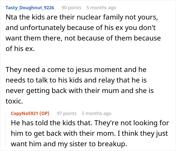 Man Saw BIL’s Ex Ruin Too Many Family Events, Make Sure She Doesn’t Do That On His Wedding