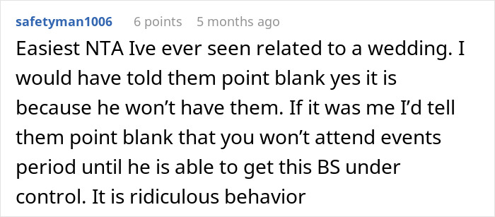 Man Saw BIL’s Ex Ruin Too Many Family Events, Make Sure She Doesn’t Do That On His Wedding