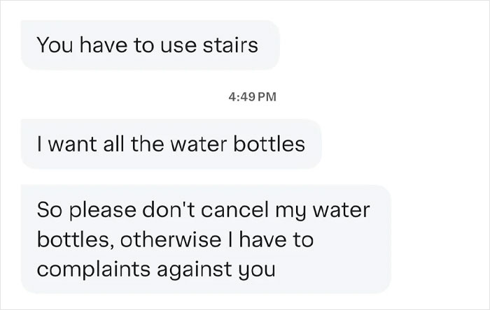 Instacart Shopper Refuses To Carry 168 Bottles And 14 Jugs Of Water Up 17 Floors: “You Have To Use The Stairs”