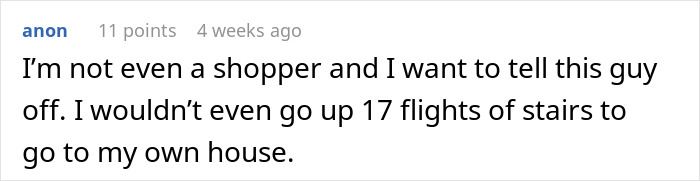 Instacart Shopper Refuses To Carry 168 Bottles And 14 Jugs Of Water Up 17 Floors: “You Have To Use The Stairs”