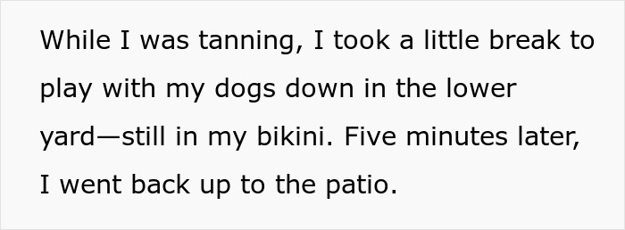 Woman Has A Problem With Neighbor’s Teen Wearing A Bikini In Private Yard, Gets Shut Up Pretty Fast