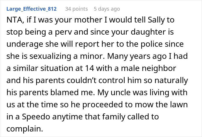 Woman Has A Problem With Neighbor’s Teen Wearing A Bikini In Private Yard, Gets Shut Up Pretty Fast