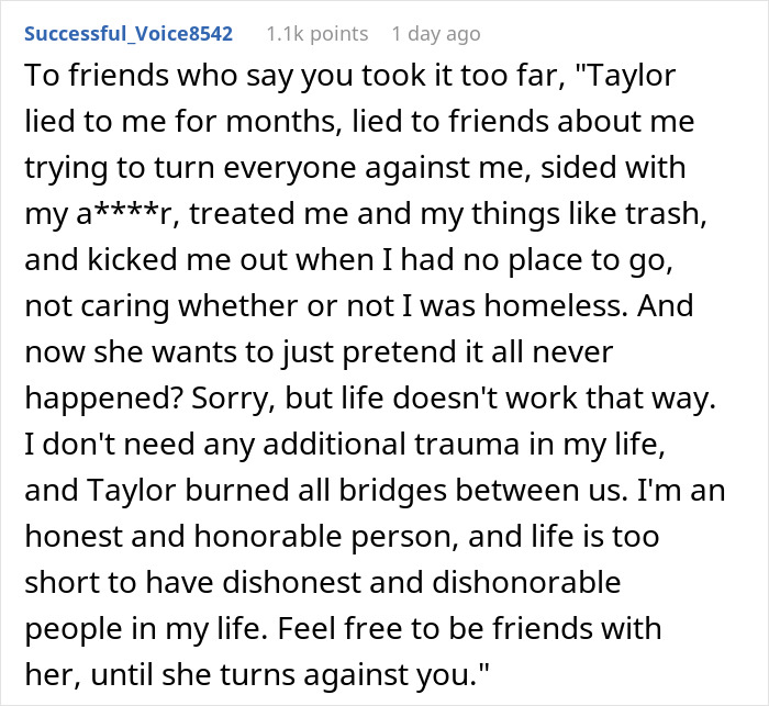 “AITA For Giving My Ex-Best Friend A Taste Of Her Own Medicine After She Betrayed Me?”