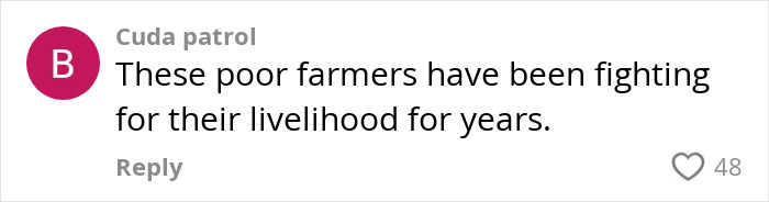Photographer Reveals The Full Story After Farmer Goes Viral For Spraying Squatters With Manure