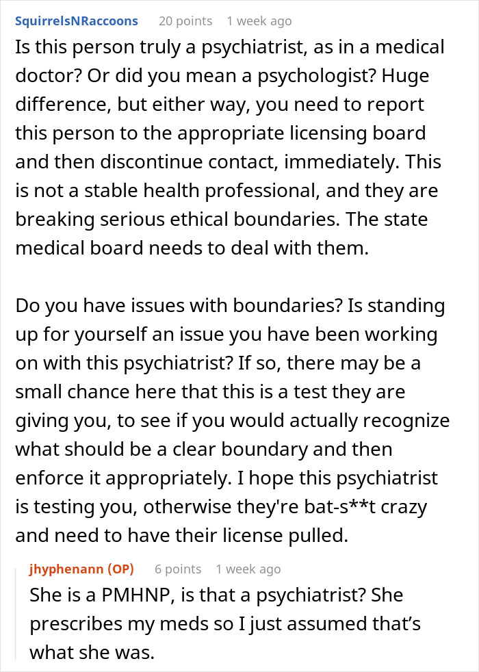 “She Needs A Psychiatrist”: Woman Baffled At Psychiatrist’s Unhinged Request