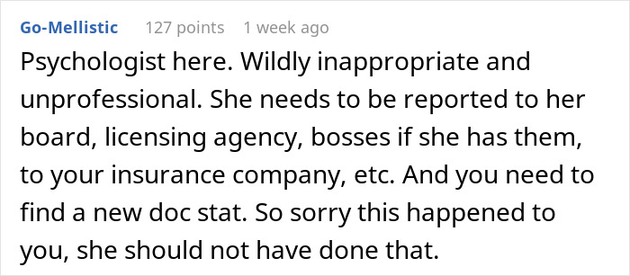 “She Needs A Psychiatrist”: Woman Baffled At Psychiatrist’s Unhinged Request