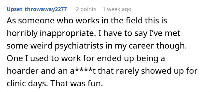 “She Needs A Psychiatrist”: Woman Baffled At Psychiatrist’s Unhinged Request