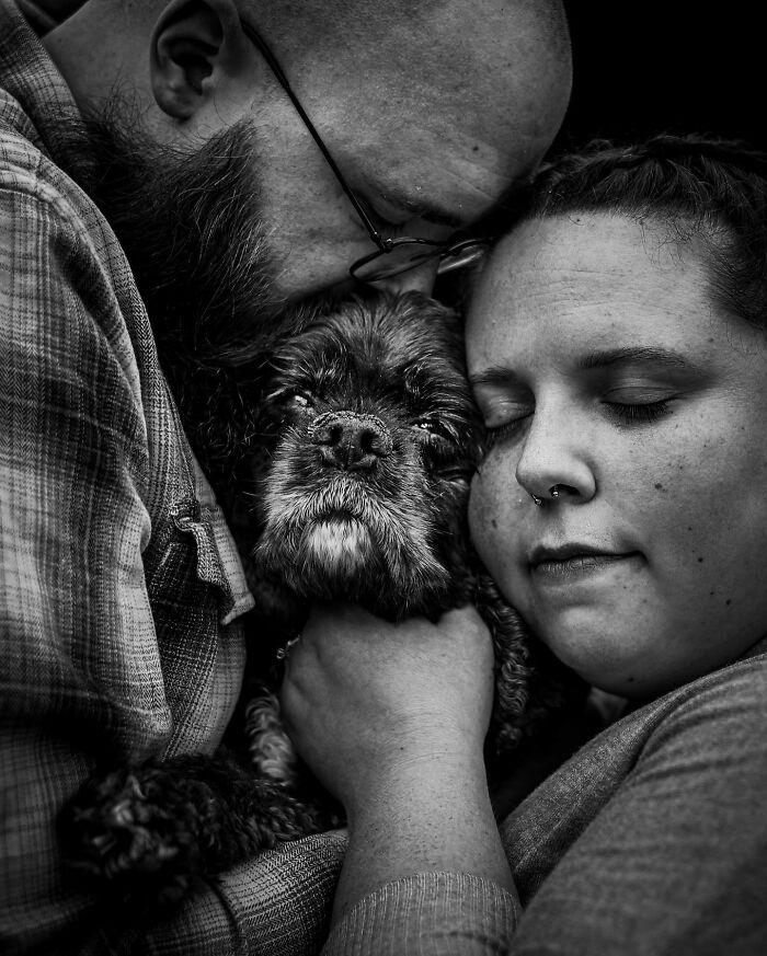 23 Touching Photos That Capture The Final Moments Between Pets And Their Humans