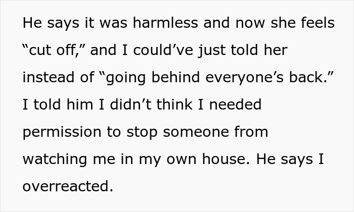 Mom Disables MIL’s Baby Cam Access After Realizing She’s Always Spying On Her Too