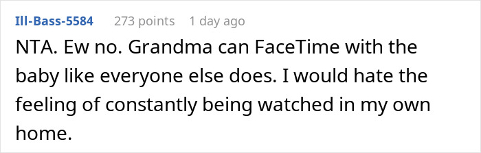 Mom Disables MIL’s Baby Cam Access After Realizing She’s Always Spying On Her Too