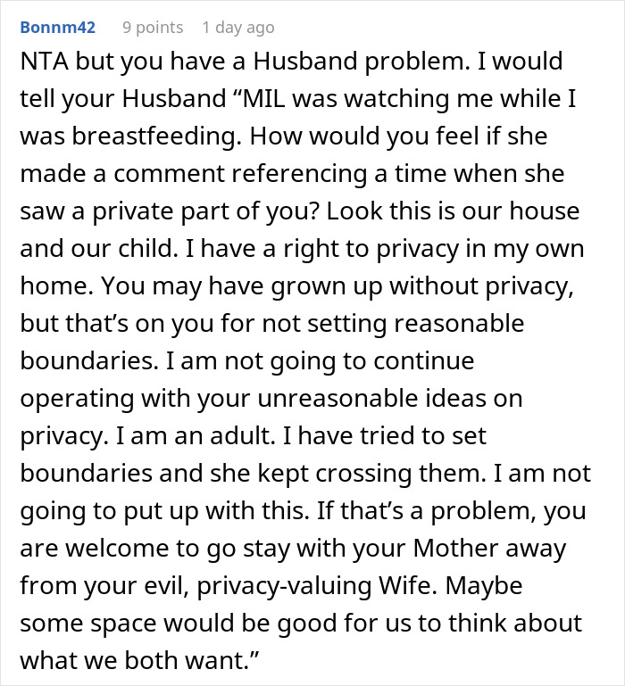 Mom Disables MIL’s Baby Cam Access After Realizing She’s Always Spying On Her Too