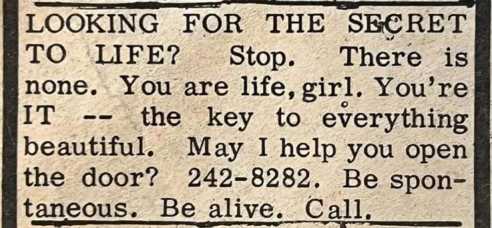 “Ex-Nun Starved For Romance”: 85 Ads From The “Personals” Column That Show People Haven’t Changed