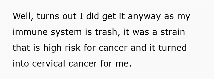 Woman Can’t Help But Resent Healthy BF While She Has Cancer Because Of HPV He Had In The Past