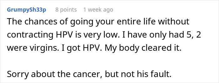 Woman Can’t Help But Resent Healthy BF While She Has Cancer Because Of HPV He Had In The Past