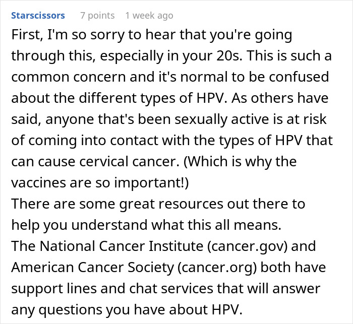 Woman Can’t Help But Resent Healthy BF While She Has Cancer Because Of HPV He Had In The Past