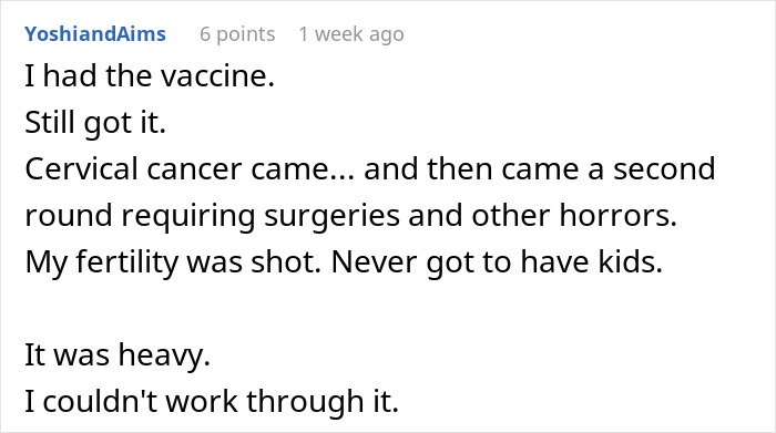 Woman Can’t Help But Resent Healthy BF While She Has Cancer Because Of HPV He Had In The Past