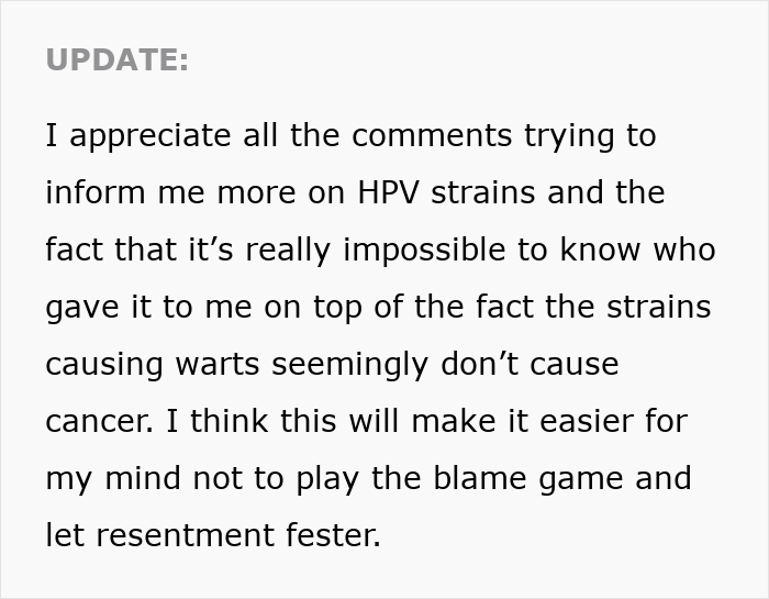 Woman Can’t Help But Resent Healthy BF While She Has Cancer Because Of HPV He Had In The Past