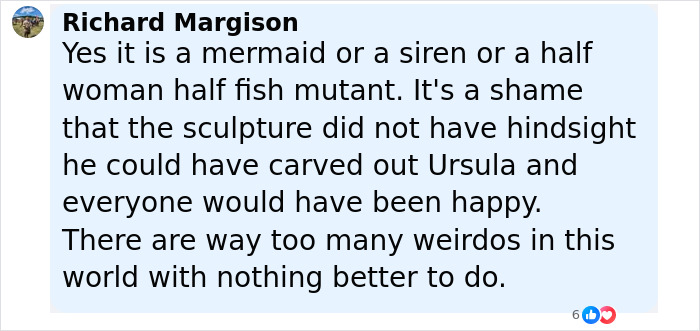 Iconic Mermaid Statue To Be Taken Down After Critics Say It&#8217;s Inappropriate
