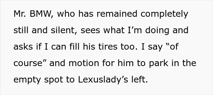 Lady In Brand New Lexus Skips Air Pump Line, Ends Up Trapped Between Curbs And Petty Justice
