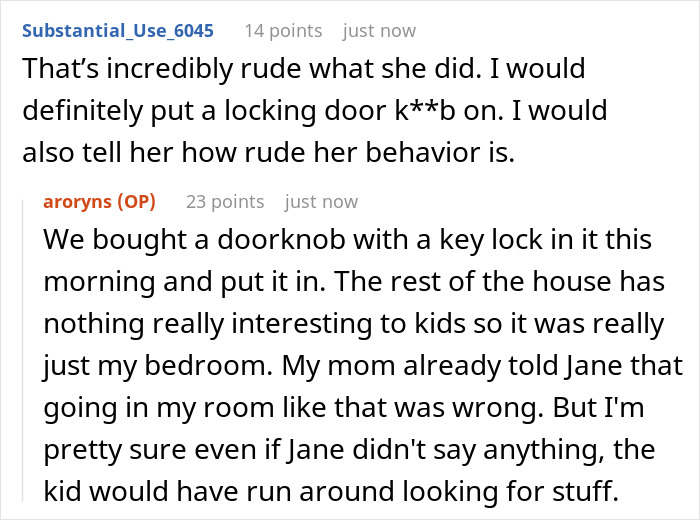 Woman Catches Guest Sneaking Into Her Room, Stops Her Just Before Her Kid Opens Her Collector Doll