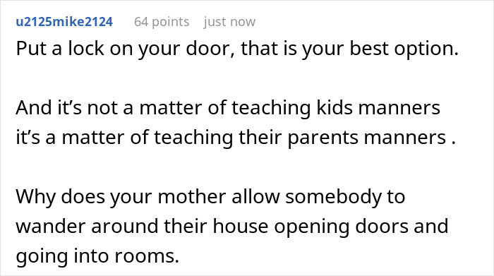 Woman Catches Guest Sneaking Into Her Room, Stops Her Just Before Her Kid Opens Her Collector Doll