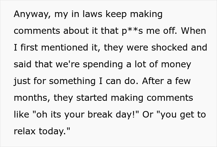 “AITA For Telling My In-Laws To Get A Job?”