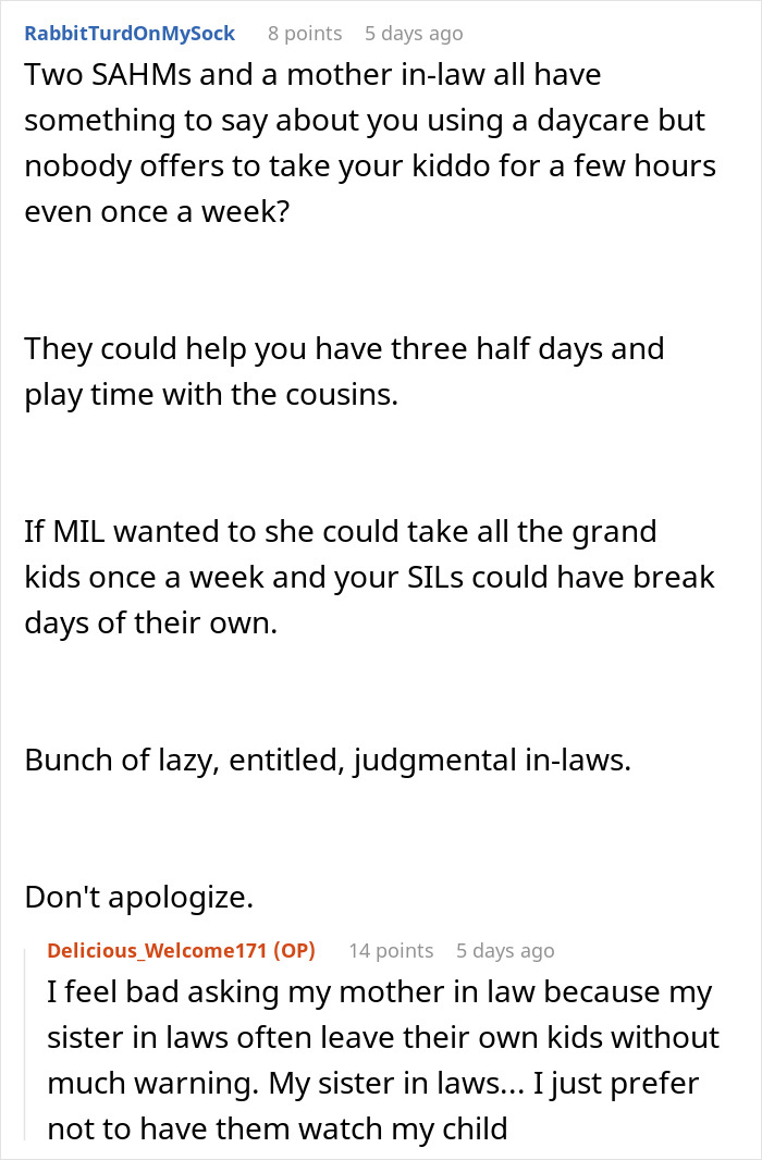 “AITA For Telling My In-Laws To Get A Job?”