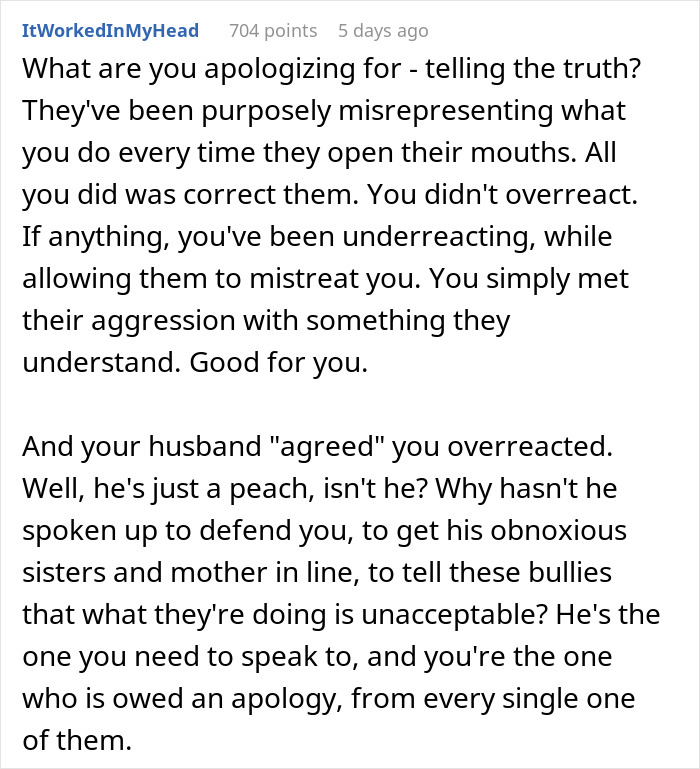 “AITA For Telling My In-Laws To Get A Job?”