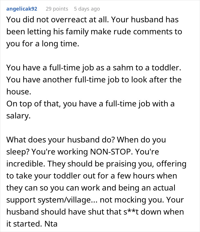 “AITA For Telling My In-Laws To Get A Job?”