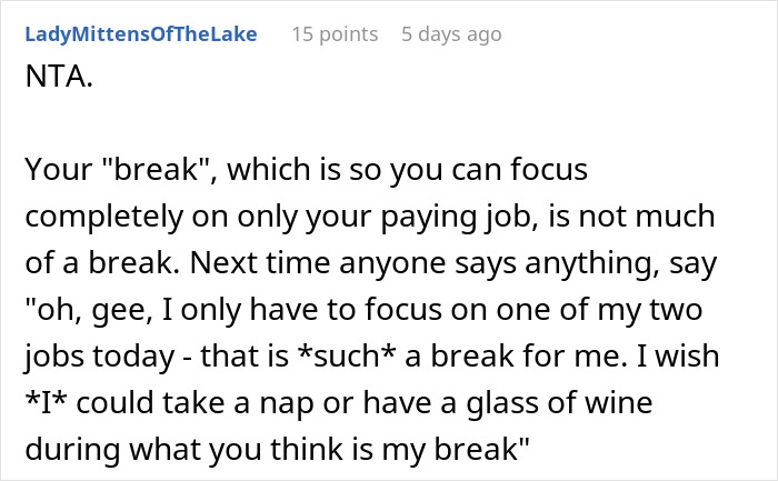“AITA For Telling My In-Laws To Get A Job?”