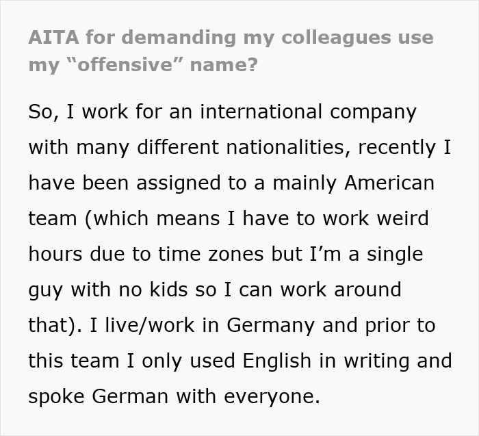 European Man Baffled After American Coworkers Refuse To Call Him By His ‘Offensive’ Last Name