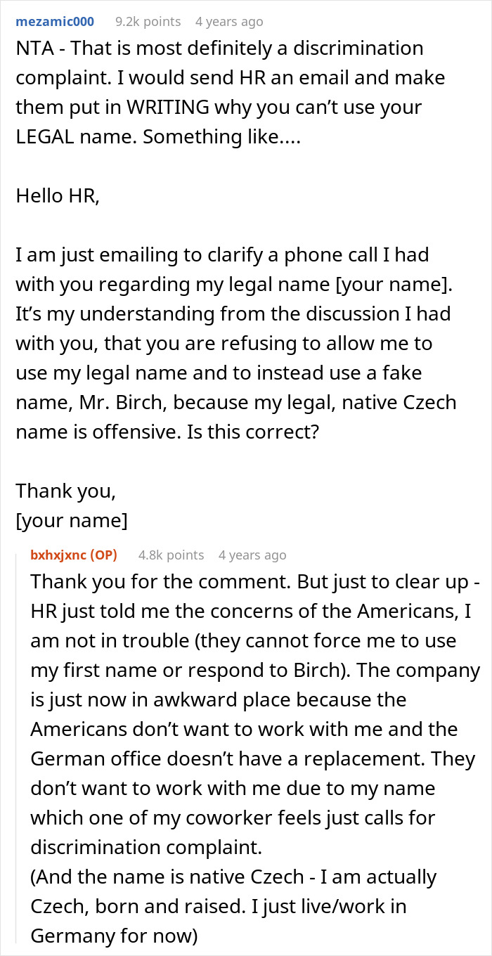 European Man Baffled After American Coworkers Refuse To Call Him By His ‘Offensive’ Last Name