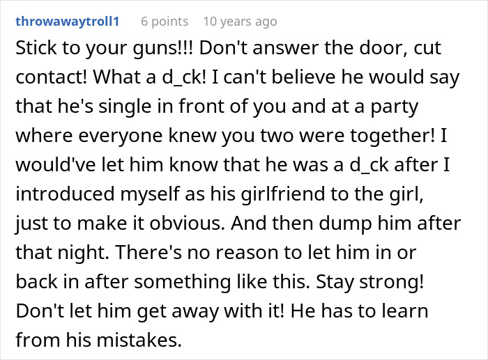 Guy Pretends To Be Single At A Party, Makes Up Dumb Excuses When GF Confronts Him