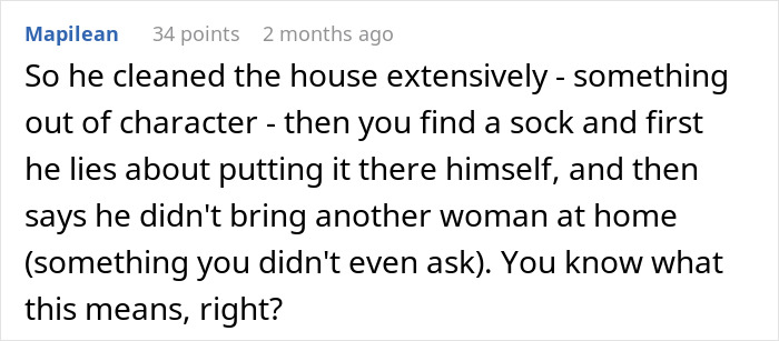 Woman Finds Mysterious Sock At Home, But It’s Her Boyfriend’s Reaction That Shocks Her
