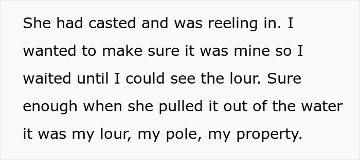 11YO Steals Woman’s Expensive Fishing Pole, Snaps It When She Gets Busted, Woman Lawyers Up