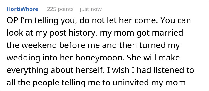 Bride&#8217;s Mom Threatens To Skip The Wedding If Bride Refuses To Let Her Wear White Gown To The Event