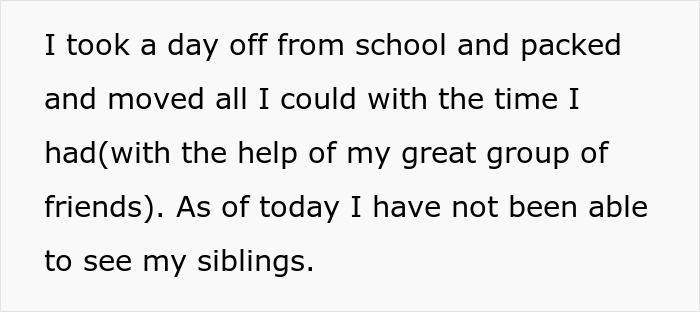 &#8220;Why Is This My Responsibility?&#8221;: 20YO Has Had Enough Of Taking Care Of Half-Siblings, Moves Out