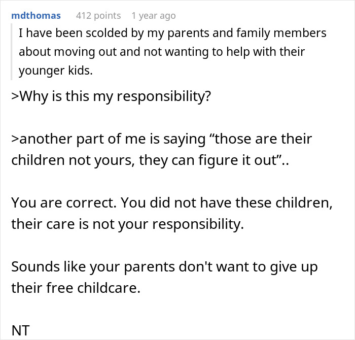 &#8220;Why Is This My Responsibility?&#8221;: 20YO Has Had Enough Of Taking Care Of Half-Siblings, Moves Out