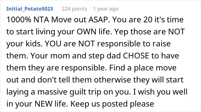 &#8220;Why Is This My Responsibility?&#8221;: 20YO Has Had Enough Of Taking Care Of Half-Siblings, Moves Out