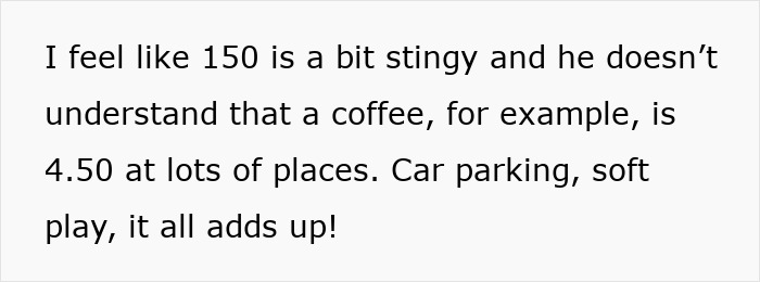 Woman On A 12-Month Hiatus From Work, Expects More Money Than The £150/Week That Husband Gives