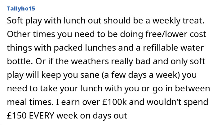 Woman On A 12-Month Hiatus From Work, Expects More Money Than The £150/Week That Husband Gives