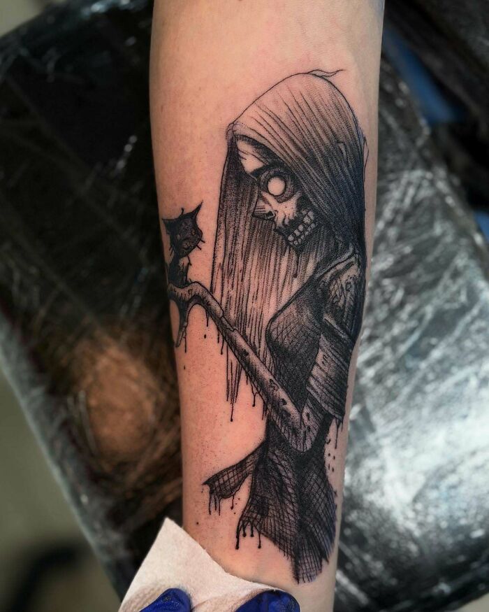 I Realized My Dad’s Tattoo Art Deserves More Attention, So I Put Together 40 Of His Best Pieces