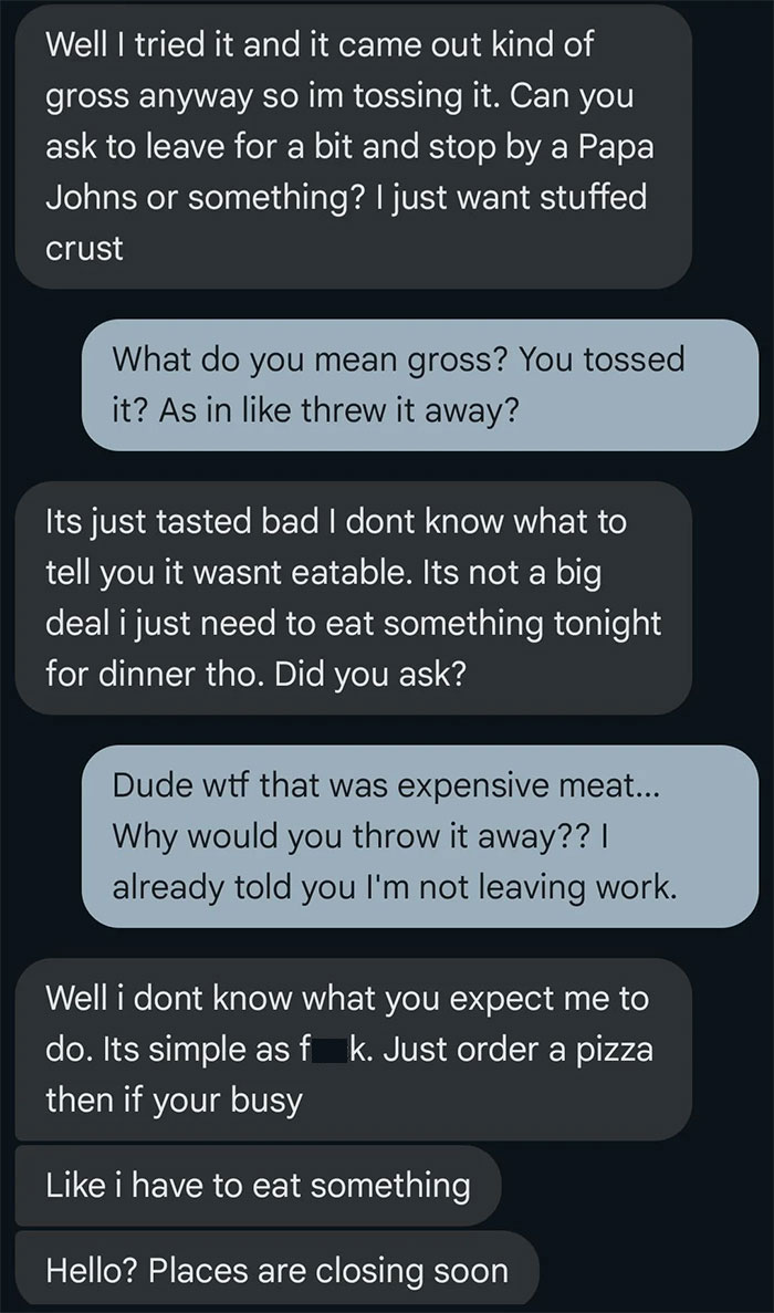 Man Cooks Food For GF But She Throws It Away, He Has Enough And Dumps Her