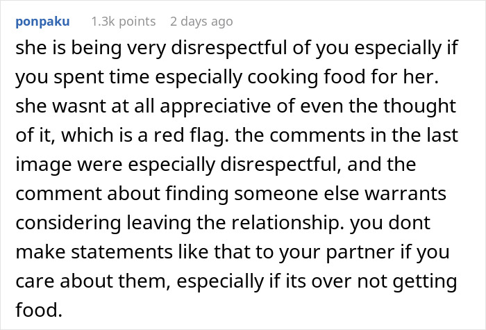 Man Cooks Food For GF But She Throws It Away, He Has Enough And Dumps Her